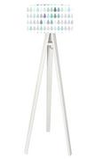 Lampy stojące - Macodesign Lampa podłogowa Pastelowe kropelki tripod-foto-265p-w, 60 W - miniaturka - grafika 1
