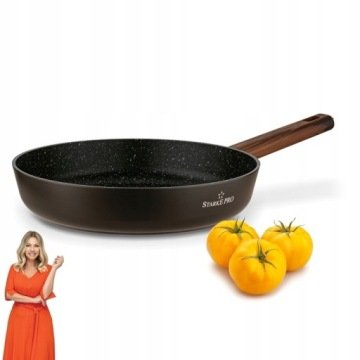 Patelnia Tradycyjna Non Stick Gleboka Uniwersalna Na Indukcja Gaz 28CM