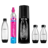 Saturatory - Saturator do wody gazowanej SodaStream Terra - Czarny + 3 butelki Fuse - miniaturka - grafika 1