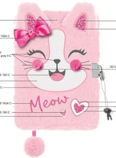 Pamiętnik Pink Kitty - ST-MAJEWSKI - Zabawki kreatywne - miniaturka - grafika 1