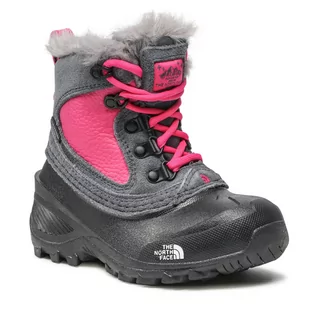 Śniegowce damskie - The North Face Śniegowce Youth Shellista Extreme NF0A2T5V34P1 Zinc Grey/Cabaret Pink - grafika 1