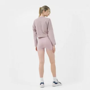 Bluzy sportowe damskie - Damska bluza treningowa nierozpinana bez kaptura CALVIN KLEIN WOMEN 00GWS3W303 - różowa - Calvin Klein - grafika 1