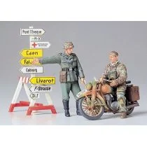 Tamiya German Motorcycle Orderly Set (35241) - Modele do sklejania - miniaturka - grafika 2