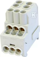 Inne akcesoria elektryczne - Simet Blok rozdzielczy - dystrybucyjny Al/Cu SDB 100 (80010) SIMBLOCK szary 81601002 81601002 - miniaturka - grafika 1