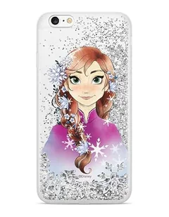 ERT GROUP etui na telefon Apple Iphone XS, case oryginalny i oficjalnie licencjonowany przez Disney, wzór Anna 001, optymalnie dopasowane, z efektem płynnego brokatu - Etui i futerały do telefonów - miniaturka - grafika 1