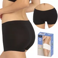 Majtki damskie - Gatta szorty bezszwowe Niki Mini Short czarne, M - miniaturka - grafika 1