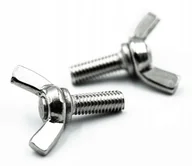 Śruby i nakrętki - M6x40 ŚRUBA MOTYLKOWA NIERDZEWNA A2 316 (10) - miniaturka - grafika 1