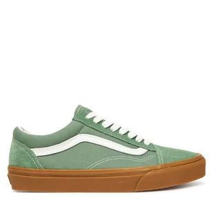 Tenisówki Vans Old Skool VN000D9Y17P1 Zielony - Trampki damskie - miniaturka - grafika 1