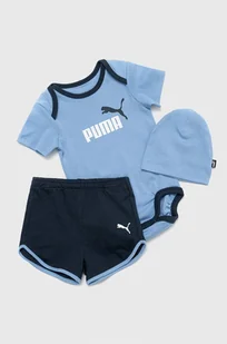 Puma komplet bawełniany niemowlęcy Minicats Beanie Newborn Set kolor niebieski - Komplety dla niemowląt - miniaturka - grafika 1