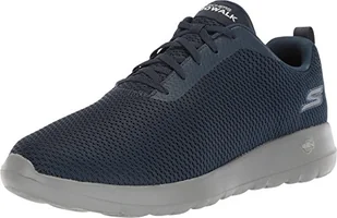 Skechers Męskie sneakersy Go Walk Max, Navy Textile Gray Trim, 40 EU - Sneakersy męskie - miniaturka - grafika 1