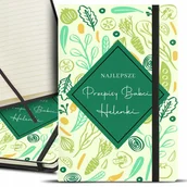 Notesy i bloczki - NOTES CZARNY NA NAJLEPSZE PRZEPISY BABCI PREZENT NA DZIEŃ BABCI IMIĘ WZORY - miniaturka - grafika 1