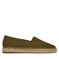Espadryle męskie - Espadryle Calvin Klein Espadrille Cv Logo HM0HM01808 Khaki - miniaturka - grafika 1