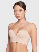 Biustonosze - Wonderbra Biustonosz push-up WB000BHM Beżowy - miniaturka - grafika 1