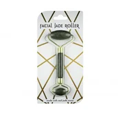 Pozostałe urządzenia kosmetyczne - Roller Masażer Jadeitowy Do Twarzy Z Jadeitu Czarn - miniaturka - grafika 1
