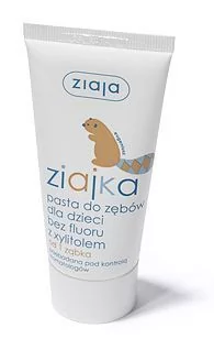 Ziaja Ziajka pasta do zębów dla dzieci bez fluoru z xylitolem 50 ml 7050235