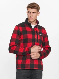 Columbia Polar Sweater Weather™ II Printed Half Zip Czerwony Regular Fit - Odzież trekkingowa męska - miniaturka - grafika 1