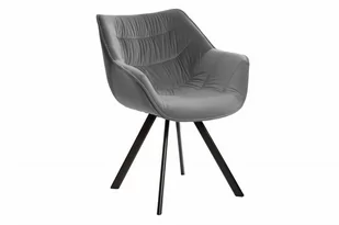 Invicta Interior Krzesło the dutch comfort szare 38595 - Krzesła - miniaturka - grafika 1