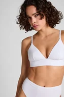 Biustonosze - Hunkemöller Bawełniana braletka Biały - miniaturka - grafika 1