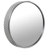 Lustra - Lustro ścienne Alexandra House Living w kolorze srebrnym, metalowe, okrągłe 9 x 45 x 46 cm - miniaturka - grafika 1