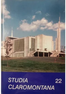 Studia claromontana 22 - Religia i religioznawstwo - miniaturka - grafika 1