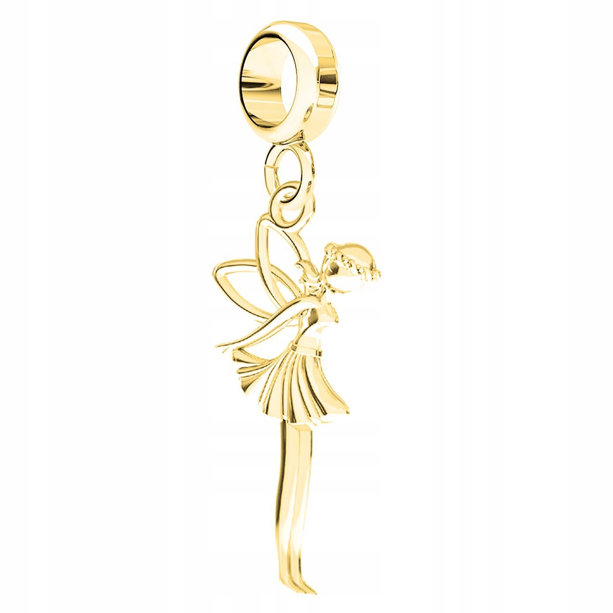 Charms Złoty Leśna Wróżka Elf Elfka Czarodziejka Wiedźma SREBRO 925