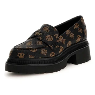 Damskie Buty GUESS FINDA2 FLTFI2FAL14-BROWN – Brązowy - Buty sportowe damskie - miniaturka - grafika 1