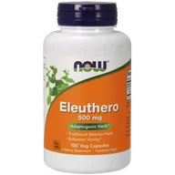 Suplementy naturalne - Now Foods Eleuterokok kolczasty korzeń Eleuthero 500mg 100 kapsułek - miniaturka - grafika 1