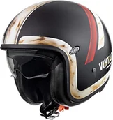 Kaski motocyklowe - PREMIER HELMET VINTAGE DO 92 O.S. BM, czarny/biały/czerwony, XS - miniaturka - grafika 1