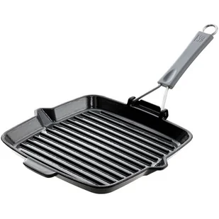 Zwilling Patelnia zeliwna grillowa 24 cm | - Patelnie - miniaturka - grafika 1