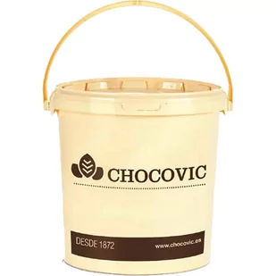 Chocovic Made biała polewa nadzienie do oblewania 5kg - Dodatki do ciast w proszku - miniaturka - grafika 1