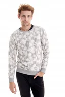 Bluzy męskie - LEE GRAPHIC SWS GREY L82FQV37 S - miniaturka - grafika 1