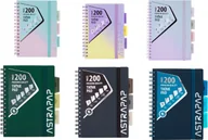 Szkolne artykuły papiernicze - Kołozeszyt PP ASTRAPAP Ombre Line B5 200 stron - colours 104023006 mix cena za 1 szt - miniaturka - grafika 1