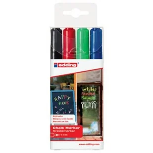 Edding Marker kredowy 4095 - mix 4 szt - Markery do tablic - miniaturka - grafika 2