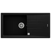 Zlewozmywaki - Teka Zlewozmywak STONE 60 L-TG 1B 1D AUTO WST ONYX - miniaturka - grafika 1