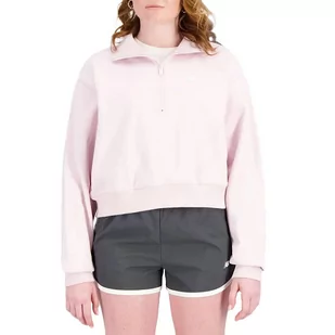Bluza New Balance WT31501SOI - różowa - Bluzy sportowe damskie - miniaturka - grafika 1