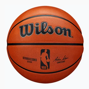 Piłka do koszykówki Wilson NBA Authentic Series Outdoor brown rozmiar 6 - Koszykówka - miniaturka - grafika 1