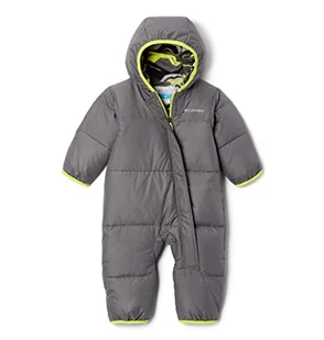 Columbia Snuggly Bunny Bunting Unisex dziecięcy kombinezon narciarski City Grey, rozmiar 12/18 - Kombinezony dla dzieci - miniaturka - grafika 1