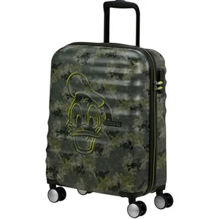 Walizka kabinowa American Tourister Wavebreaker Disney - Donald Duck camo - Walizki - miniaturka - grafika 1