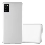 Etui i futerały do telefonów - Pokrowiec Do Samsung Galaxy A51 4G / M40s w METALLIC CZARNY Etui TPU Silikon Obudowa Ochronny Case Cover Cadorabo - miniaturka - grafika 1