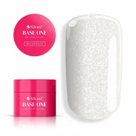 Żele do paznokci - Gel Base One Shimmer Milkshake 50g Żel do Paznokci Samopoziomujący Budujący - miniaturka - grafika 1