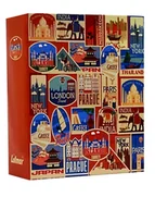 Albumy fotograficzne - ALBUM kieszeniowy do zdjęć 10x15 cm wsuwane, 304 zdjęcia RETRO czerwony - miniaturka - grafika 1