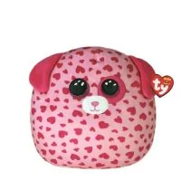 Ty Squish-a-Boos Tickle różowy pies 22cm - - Maskotki i pluszaki - miniaturka - grafika 1