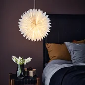 Ozdoby bożonarodzeniowe - Gwiazda dekoracyjna Solina wisząca, szara, Ø 45 cm - miniaturka - grafika 1