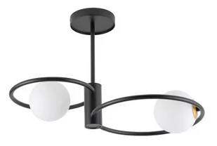 Aqua lampa wisząca 2-punktowa czarna/złota 33462 - Lampy sufitowe - miniaturka - grafika 1