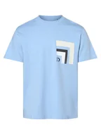 Koszulki męskie - Tom Tailor Denim - T-shirt męski, niebieski - miniaturka - grafika 1