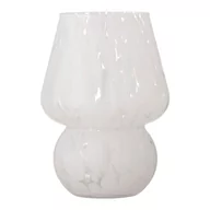 Wazony i flakony - Biały szklany wazon Halim – Bloomingville - miniaturka - grafika 1