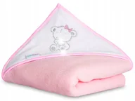 Okrycia kąpielowe dla dzieci - OKRYCIE KĄPIELOWE Z KAPTUREM GRUBY RĘCZNIK 100x100 BAWEŁNA BABYMAM - miniaturka - grafika 1