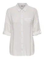 Koszule damskie - ONLY Koszula w kolorze białym - miniaturka - grafika 1