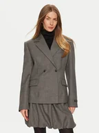 Marynarki i żakiety damskie - Herskind Marynarka Wasty 5399140 Szary Relaxed Fit - miniaturka - grafika 1