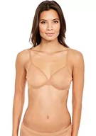 Biustonosze - Gossard Damski biustonosz Glossies Sheer Nude, beżowy, 75A - miniaturka - grafika 1